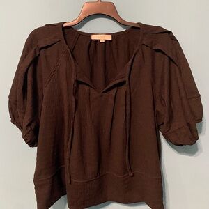 LOFT Women's Elegant Black Blouse